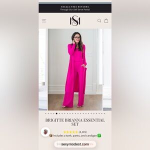 BRIGITTE BRIANNA ESSENTIAL SET Magenta - Large